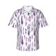 thumbnail image 1 of Balery Lavender Flowers Camisas hawaianas de manga corta para hombre, camisas playeras de corte holgado, camisas de vacaciones con botones,Small, 1 of 7