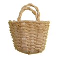 thumbnail image 2 of Miniature Dollhouse Storage Basket with Handle Accessory Vegetable Food Storage, 2 of 10