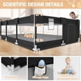 thumbnail image 4 of Babyeap Large Baby Playpen with Mat,71"x50"Playpen for Babies and Toddlers,Baby Play Yard Baby Fence Play Area Indoor Outdoor,Black, 4 of 7