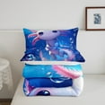 thumbnail image 5 of Erosebridal Cute Axolotl Comforter Set Twin Size Cartoon Salamander Bedding Set Kawaii Ocean Sealife Comforter Reptile Animal Quilt Set, 5 of 7