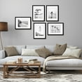 thumbnail image 6 of Americanflat 12x16 Picture Frame with Polished Plexiglass with 8.5x11 Mat 5 Pack Display Photo Frames - Black, 6 of 8