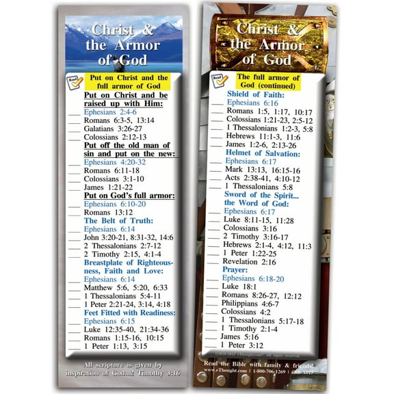 Christ and the Armor of God - Pack of 25 Cards