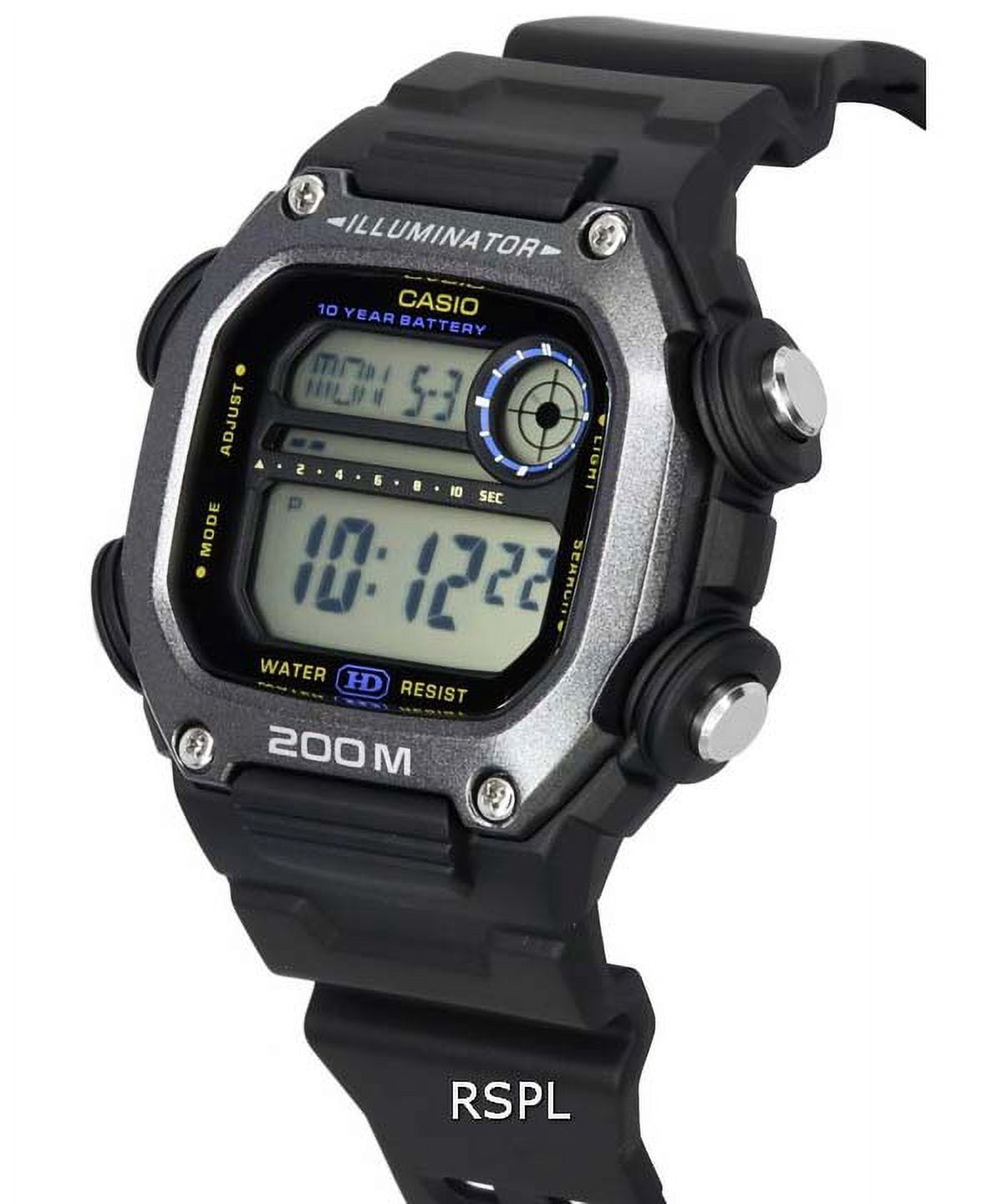 Casio Digital Sports Resin Strap Quartz DW-291HX-1A DW291HX-1 200M Men's Watch