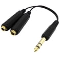 thumbnail image 4 of JUNSUNMAY 6.35mm 1/4 inch Male to Dual Female Stereo Audio Jack Adapter Cable, Length: 20cm 6.35mm M to 2 x F 20cm, 4 of 4