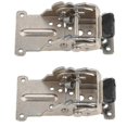 thumbnail image 1 of 2pcs 0-90-180 Degree Self-locking Folding Hinge Table Legs Silver Folding Coffee Table Furniture Hardware Cabinet Hinge, 1 of 5