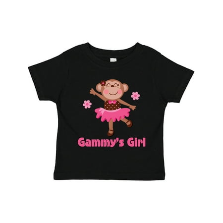 

Inktastic Gammy s Girl Monkey Gift Toddler Toddler Girl T-Shirt