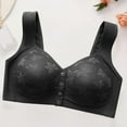 thumbnail image 3 of Women's Bra Front Buckle Comfort Underwear with Wide Shoulder Straps and Soft Design for Oversized Fit, 3 of 3