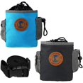 thumbnail image 1 of 2 Pieces Dog Treat Pouch Bag Nylon Dog Treat Bag Dog Treat Training Pouch Puppy Snack Bag with Zipper and Adjustable Strap for Training Small to Large Dogs, 1 of 7