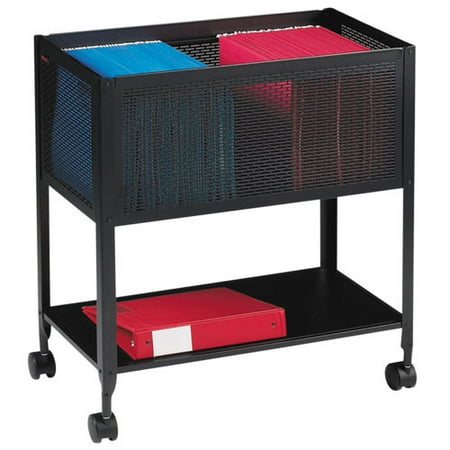 Black Filing Storage Cabinet - Lorell 1 Drawers Filing Cart Steel , Black