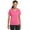 Bright Pink, variant on Lst340 Ladies Posicharge Racermesh V-Neck Tee