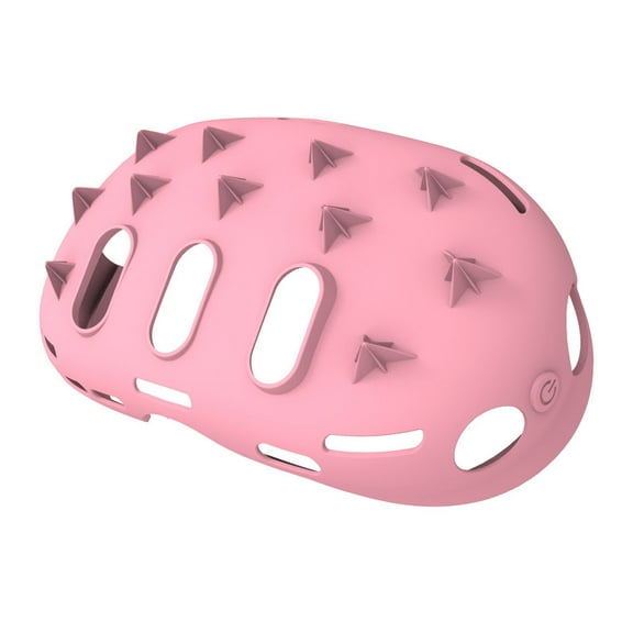 VR Headset Protective Cover for Meta Quest 3, 3D Three-Dimensional Silicone Protective Case Anti-Slip and Anti-Fall VR Accessories-Pink