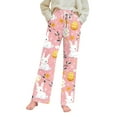 thumbnail image 5 of JGNGSHN Easter Print Lounge Pant for Women Comfy Sleepwear Soft Pajama Pants Loose Fit Pjs, 5 of 7