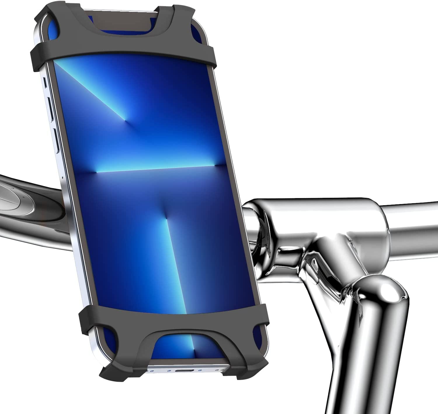 Bike Phone Holder, Silicone Motorcycle Phone Mount Universal Bicycle