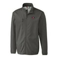 thumbnail image 2 of Men's Cutter & Buck Steel Jacksonville Jumbo Shrimp Clique Trail Eco Stretch Softshell Full-Zip Jacket, 2 of 3
