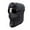 Black, variant on Men Winter Cycling Thick Velvet Warm Windproof Hat Earflap Cap Grey One Size