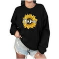 thumbnail image 3 of VBTAPA Girl Mom Sweatshirts for Women Mama Crewneck Pullover Tops Letter Print Long Sleeve Casual Trendy Fall Sweatshirt Black XL, 3 of 7