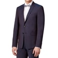 thumbnail image 2 of Calvin Klein Mens Extra Two Button Formal Suit wine 38/Unfinished, 2 of 4