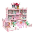 thumbnail image 4 of Juego de casa de muñecas CUTICAT Juguetes de Construcción con luces Estilo A, 4 of 8
