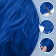 thumbnail image 3 of Unique Bargains 59" x 4" Plush Faux Fur Fabric Precut Strips Fluffy Faux Fur Ribbon, Blue, 3 of 6