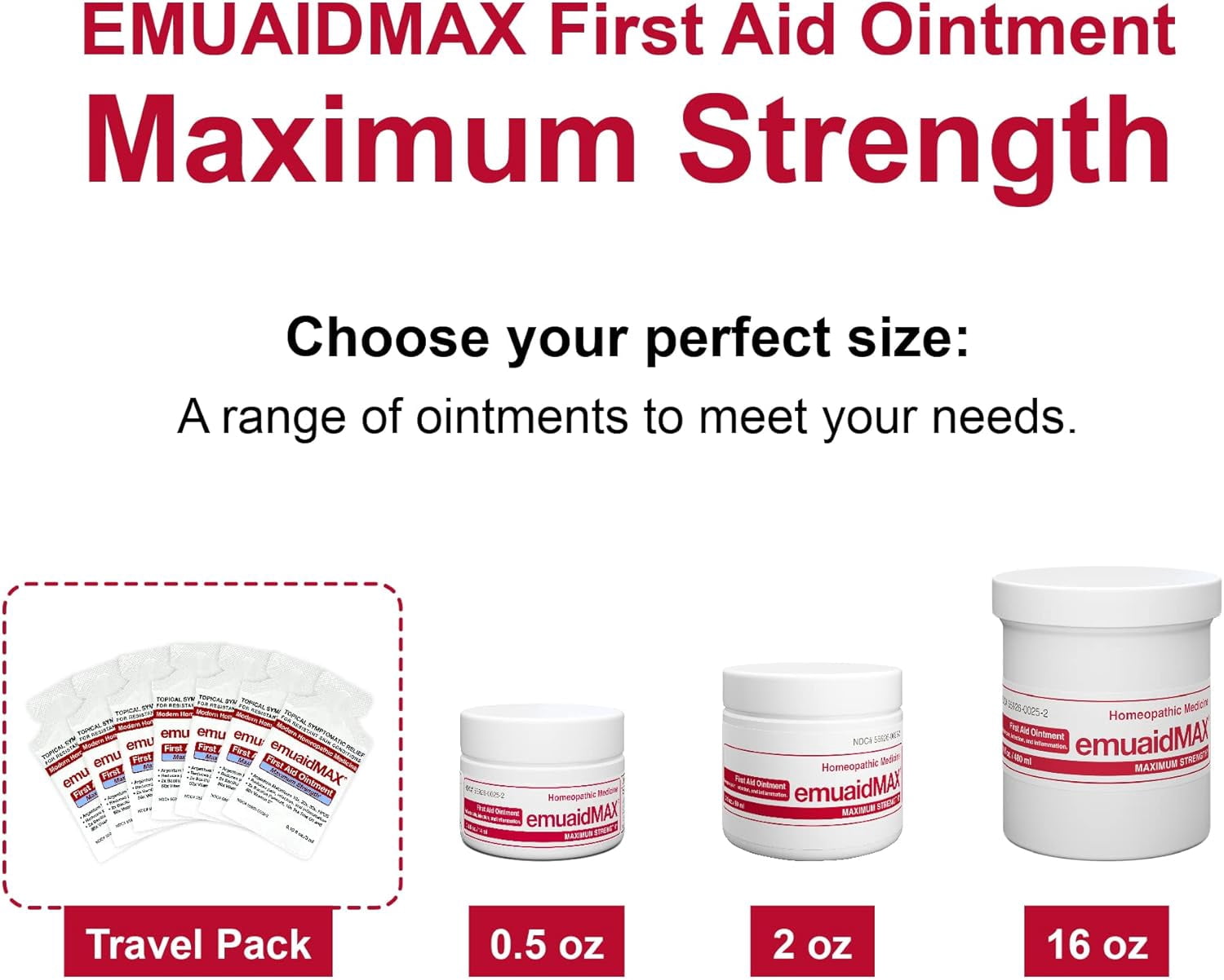 Emuaid 30-Day Travel Pack Ointment Single-Use Packets for Eczema, Athlete’s Foot, Psoriasis and Jock Itch, 30 Count, 0.10 oz Each