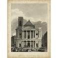 thumbnail image 3 of Pugin, A. 12x14 Black Modern Framed Museum Art Print Titled - Eglise de St. Eustache, 3 of 5