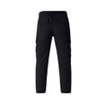 thumbnail image 3 of Domzest Men's Lightweight Ripstop Tactical Cargo Pants Water Resistant Hiking Work Pants Relaxed Fit Black 5XL, 3 of 8