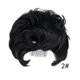 thumbnail image 2 of Fiudx Peluca con Círculos, Peluca Estilosa, Postizable Tipo Nido de Pollo, Voluminosa y Suelta, Extensión de Cabello de Aspecto Natural, Peinados Versátiles, Ideal para Mujeres de Moda, con Clip Segu, 2 of 2