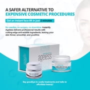 Instantly Ageless Facelift in A Box Trio Bundle - Instant Eye Bag Remover Puffiness -1 Box of 25 Vials with Moisture Lift and Sands of Time - Instant Wrinkle Remover for Face Instant Lift