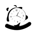 thumbnail image 4 of Reloj de mesa con forma de Panda, adorno de mesa, estatuilla de Panda encantadora, reloj de escritorio para dormitorio, hogar, oficina, sala de estar,, 4 of 9