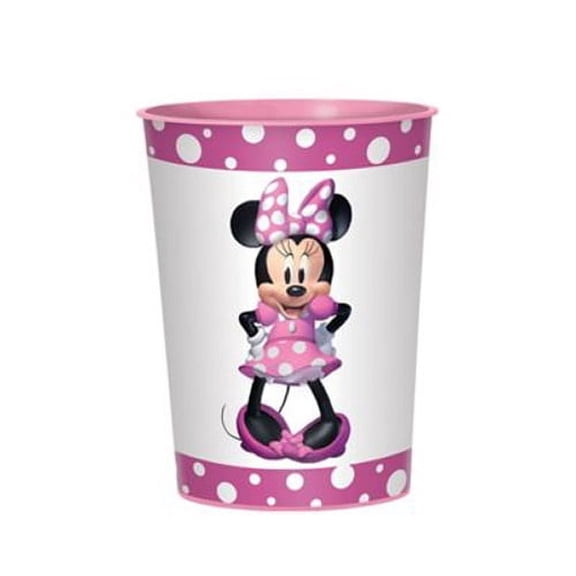 Amscan Minnie Mouse Disney Birthday Plastic Party Favor Cup 16 fl oz 1 Count