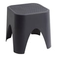 thumbnail image 1 of Strata Furniture Mallorca Traditional Polypropylene Rattan Table in Black, 1 of 2