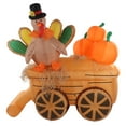 thumbnail image 4 of Carro inflable de calabaza de pavo decoración de pavo de patio inflable luces LED de poliéster 210T 100-240V impermeable para fiesta ANGGREK Otros, 4 of 7