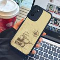 thumbnail image 4 of Elegante y confiable: estuche plateado premium resistente a rayones con diseño gráfico para iPhone 15 Pro Max 14 13 12 Pro 11, 4 of 4