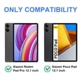 thumbnail image 2 of Funda con teclado IVEOPPE para Xiaomi Redmi Pad Pro de 12,1 pulgadas, 7 colores, retroiluminada, 2 of 8