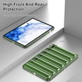 thumbnail image 3 of ELEHOLD Shockproof Clear Case for Samsung Galaxy Tab S9 FE+, Soft Clear Anti-Drop Cover Down Jacket Desigh Camera Protection Shockproof Case Cover, Gray, 3 of 7