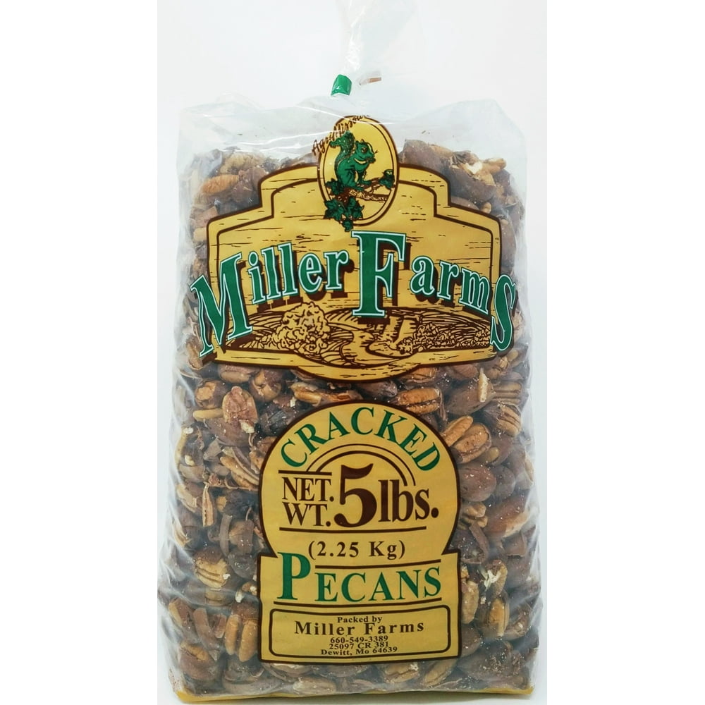 Miller Farms Native Missouri Cracked Pecans 5 Lbs.