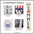 thumbnail image 3 of My Word! Hello Summer w/Watermelon Porch Board Welcome Sign & Porch Leaner for Front Porch Deck Patio or Wall - Indoor Outdoor Farmhouse Rustic Vertical Home Decor 8"x46.5", 3 of 5