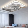 thumbnail image 2 of Black Marble Magnetic Fluorescent Light Covers for Ceiling Lights 2x4Ft, Retro Chic Abstract Mottled Texture Art Office Classroom Kitchen Drop Ceiling Light Covers Lighting Filters Shade Panel 2Packs, 2 of 9