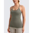 thumbnail image 2 of Musculosa CRZ YOGA con espalda nadadora y sostén incorporado Verde Oscuro XS, 2 of 6