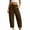 Coffee-jackets, variant on Aezemi Women Loose Crop Sweatpants Baggy Barrel Curved Leg Fashion Elastic Waist Drawstring Cropped Trousers Wide Leg Casual Trendy Comfy Workout Home Pants with Pockets M