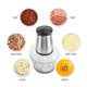 thumbnail image 4 of Batidora De Carne Eléctrica, Material Resistente Y Robusto Corte Eficiente Picadora De Alimentos Segura Y Fácil De Usar Para Verduras, Frutas Y Nueces200W 2L, 4 of 7
