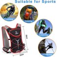 thumbnail image 4 of Hydratation Pack, Sac à Dos de Course Léger pour Hommes et Femmes, Sac à Dos de Course Tout-Terrain pour Marathon Randonnée Cy, 4 of 5