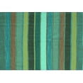 thumbnail image 1 of Ahgly Company Indoor Rectangle Abstract Turquoise Blue Contemporary Area Rugs, 7' x 10', 1 of 4