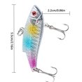 thumbnail image 4 of Soidarity 1 Uds. Señuelo duro de pesca en hielo de invierno VIB 5,5 cm hundimiento cebo de plástico Artificial con anzuelo triple Pescar nueve Soidarity OD000724-09, 4 of 6