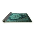 thumbnail image 2 of Ahgly Company Indoor Rectangle Oriental Turquoise Blue Industrial Area Rugs, 5' x 8', 2 of 4