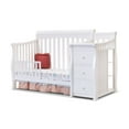 Sorelle Princeton 4in1 Crib & Changer, White 72 x 35 x 43 in