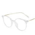 thumbnail image 1 of Round Anti Blue Glasses Men And Women Computer Frame Optical Lenses New Arrival 2024 clear, 1 of 6