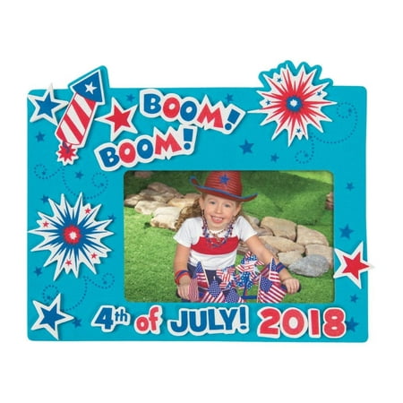 4th of July Picture Frame Magnet Craft Kit (Best 4th Of July Photos)