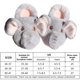 thumbnail image 2 of Pantuflas de elefante de peluche, zapatillas cerradas, bonitas zapatillas de casa sin cordones, cómodas zapatillas peludas para caminar, antideslizantes para dormitorio., 2 of 9