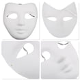 thumbnail image 3 of Unique Bargains 1 Pc V-Shaped Party Mask White Pulp, 3 of 5
